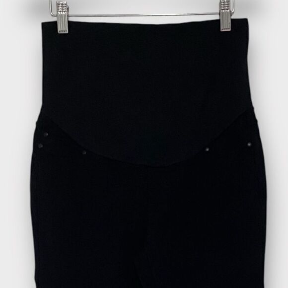 LIVERPOOL Leggings Maternity NEW Stretch Jeans Pockets Black Size 4/27 - Picture 7 of 12
